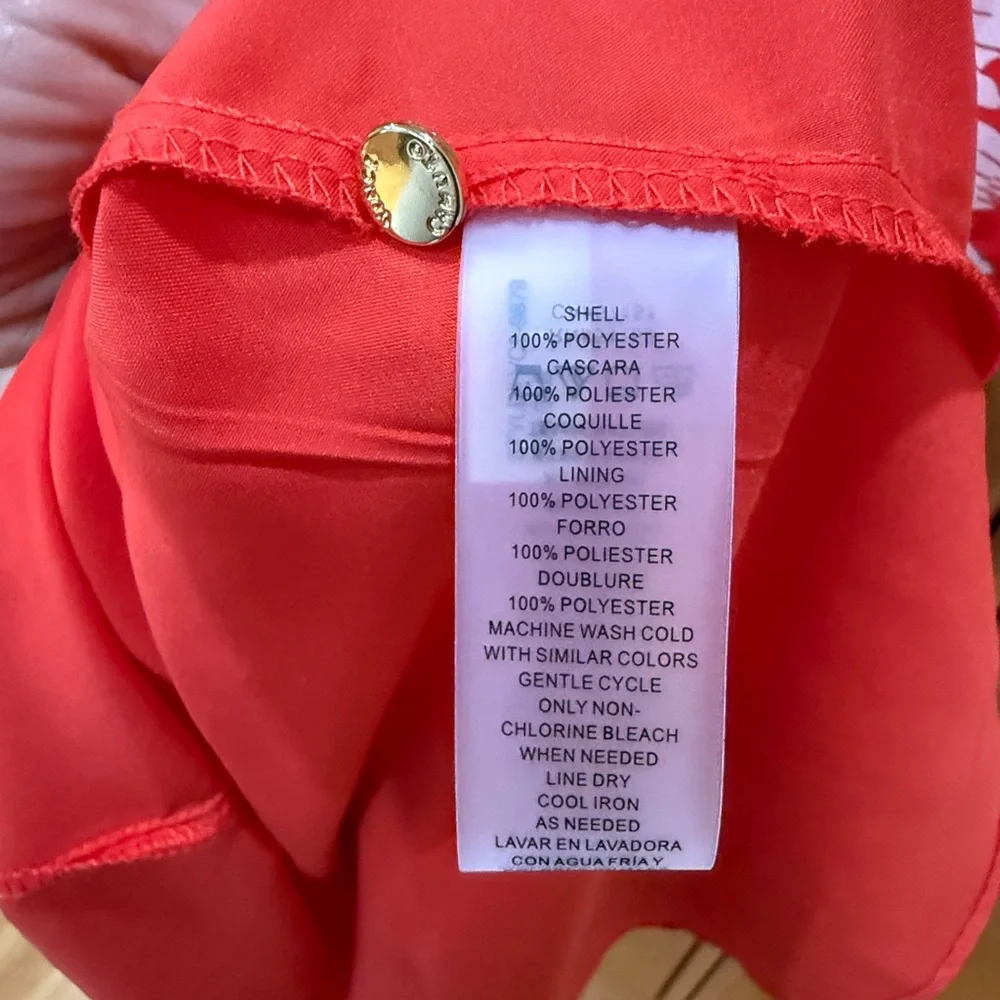 Vince Camuto Floral Print Tie Shoulder Dress New With Tags - Picture 10 of 12